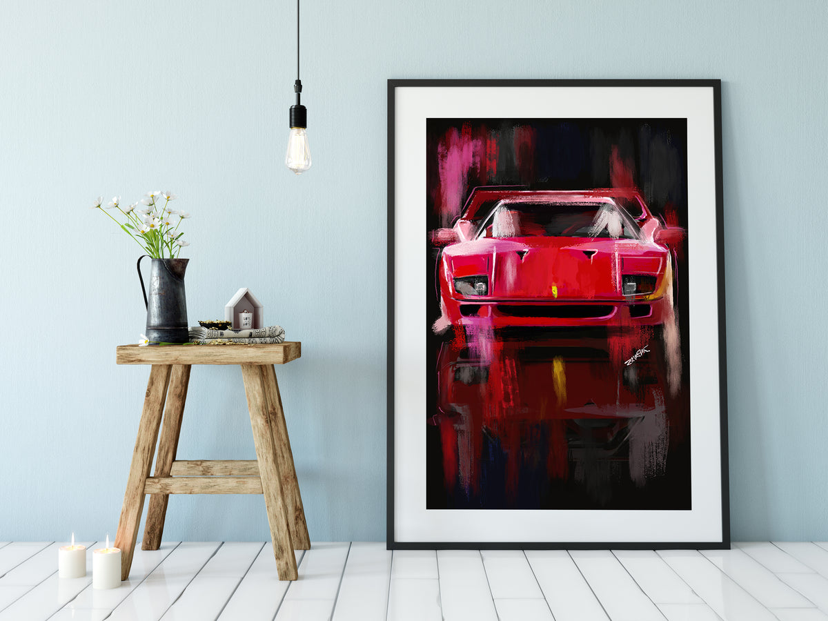 Ferrari F40 – Z Garage Art