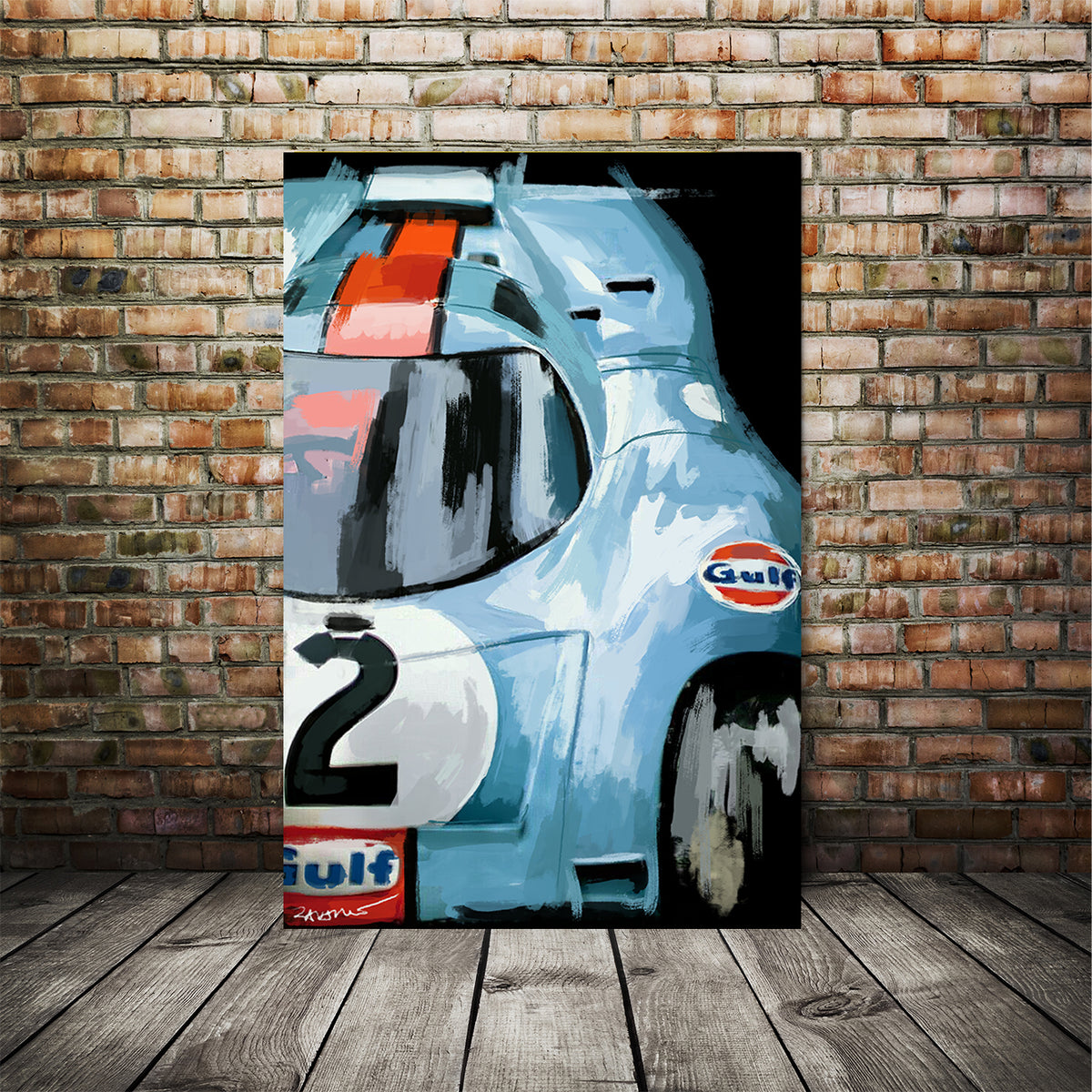 Gulf Porsche 917 art print 003 – Z Garage Art Gulf Porsche 917 art print 003 – Z Garage Art