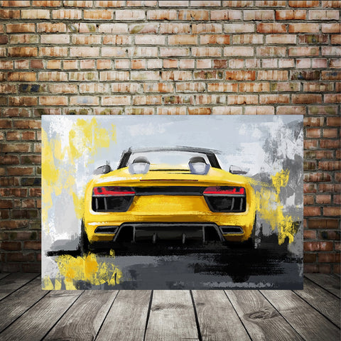 Audi R8 painting
