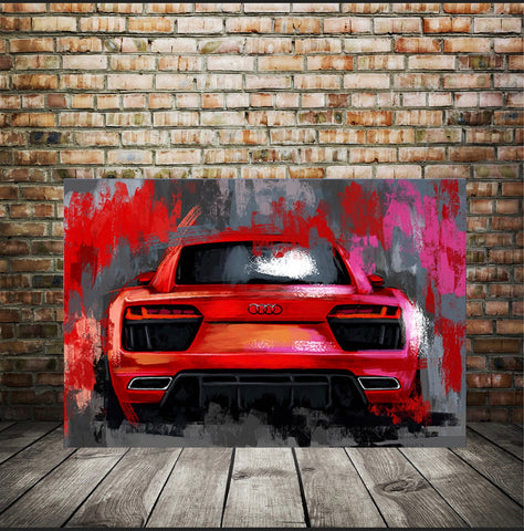 Audi R8 painting 003