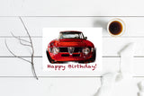 Alfa Romeo Birthday card