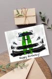 White Dodge Viper SRT Greeting Card