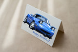 Blue Mazda Miata