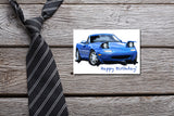 Blue Mazda Miata