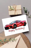 C8 Corvette card