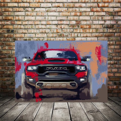 RAM TRX Truck painting