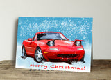 Mazda Miata Christmas Card
