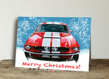 Ford Mustang Christmas Card