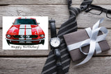 Custom Ford Mustang Birthday Card
