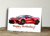 C8 Corvette card