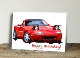 Red Mazda Miata