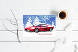 Ferrari Testarossa Christmas Card