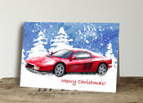 Ferrari Testarossa Christmas Card