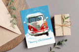 VW Bus Christmas Card
