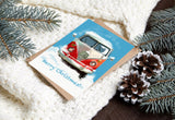 VW Bus Christmas Card