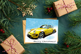 Porsche 911 Targa Christmas Card