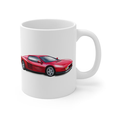 Ferrari Testarossa Coffee Mug 11oz