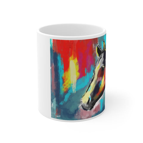 Colorful Horse Coffee Mug 11oz