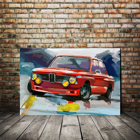 BMW 2002 Red painting