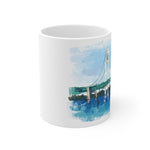 Mackinaw Bridge Coffee Mug 11oz