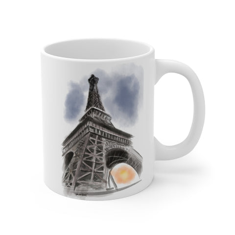 Eiffel Tower Coffee  Mug 11oz