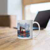 Round Island Lighthouse Michigan Coffee Mug