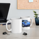 Blue Mazda Miata Coffee Mug 11oz