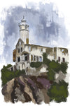 Alcatraz Island Lighthouse is a lighthouse. California