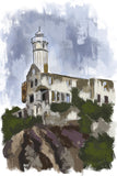 Alcatraz Island Lighthouse is a lighthouse. California