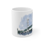 Mackinac Bridge Coffee Mug 11oz