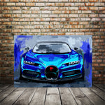 Bugatti art print Chiron 001