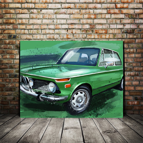 BMW 2002 Green Painting