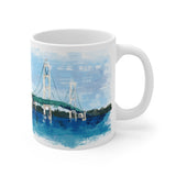 Mackinaw Bridge Coffee Mug 11oz