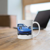 Blue Mazda Miata Coffee Mug 11oz