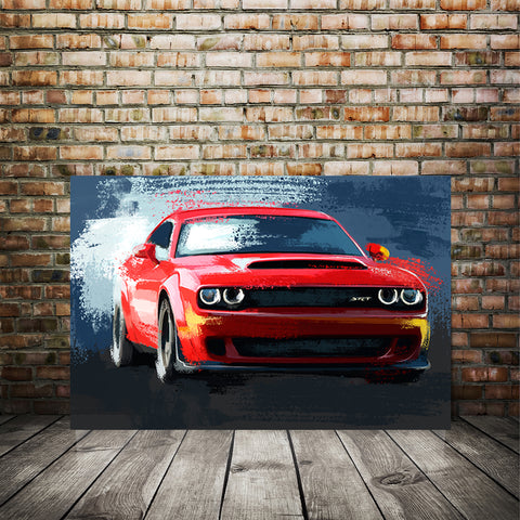 Red Challenger Painting 003