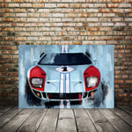 Ford GT40 Le Mans race car