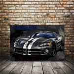 Black SRT Viper Painting gen 4