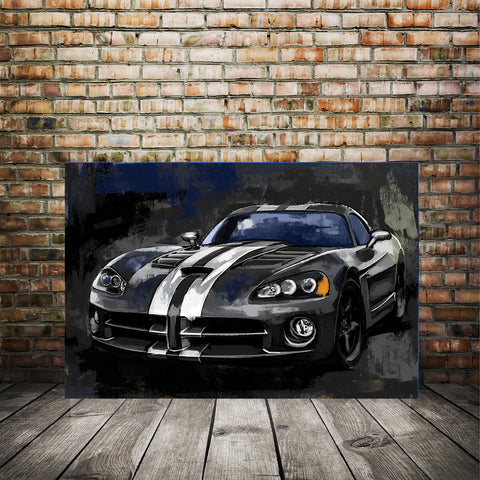 Black SRT Viper Painting gen 4