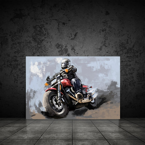 Harley Davidson Motorcycle Painting 001