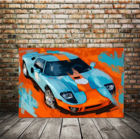 Ford GT40 Le Mans race car 003