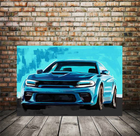 Charger Painting