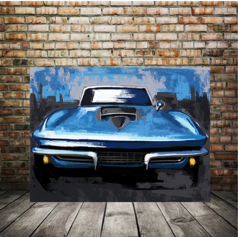 Chevy Corvette Blue 007