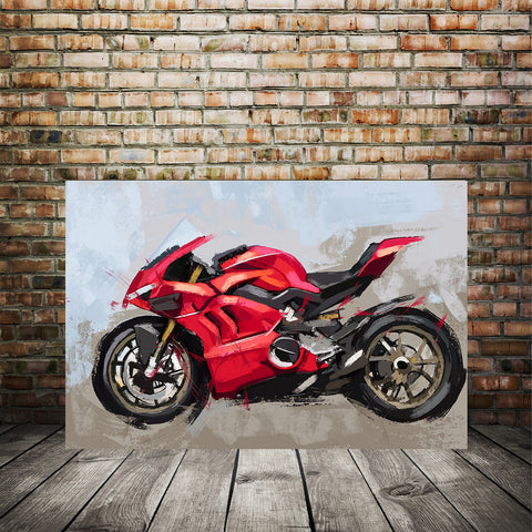 Ducati Motorcycle Painting 001