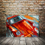 Orange Porsche 911 002