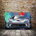 SRT Viper Painting Silver 009