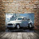 Classic Car Sketch, Volvo pv 544 Sport 001