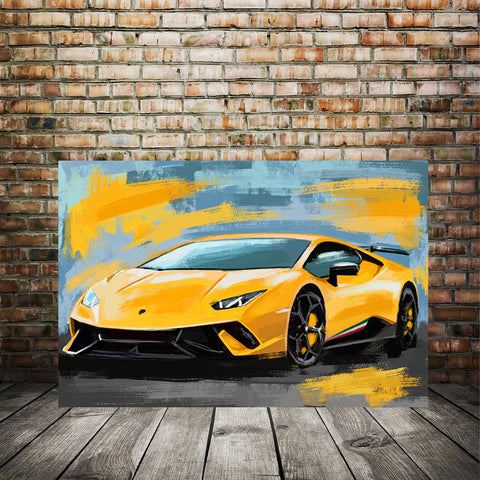 Lamborghini Huracan art print 005