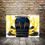 Yellow and Black SRT Viper Painting gen 4